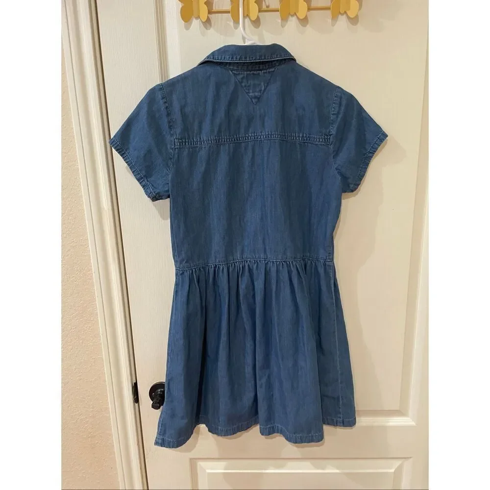 Tommy Hilfiger x Disney Girls Denim Shirt Dress size XL